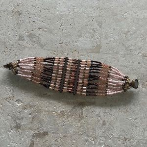 Lucky Brand beaded bracelet with magnetic closure